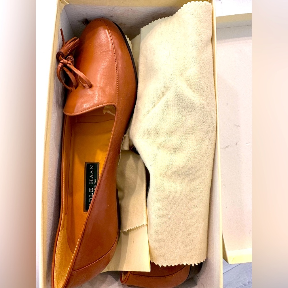 Cole Haan cognac classic woman’s loafer